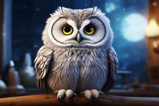 宠物猫头鹰图片，宠物猫头鹰图片高清