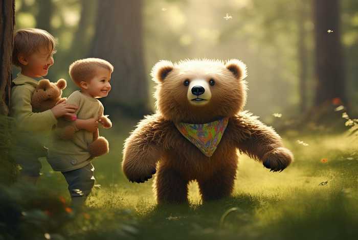 宠物熊、宠物熊孩子