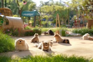 宠物公园寄养环境，宠物公园寄养环境图片