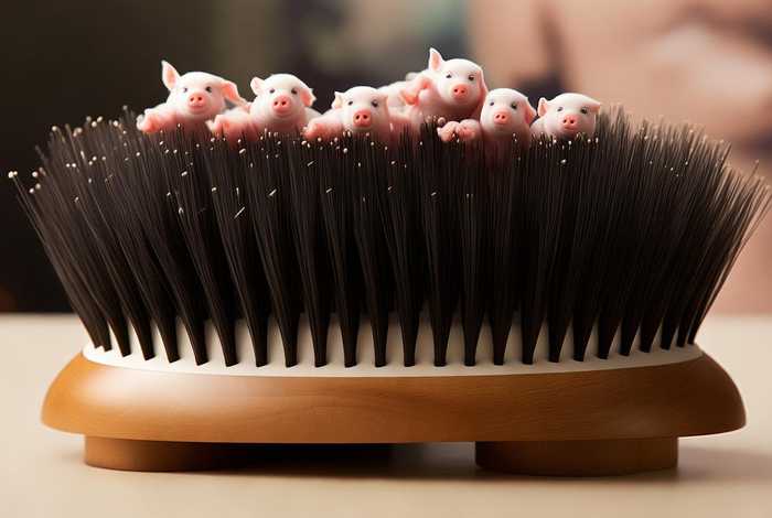 宠物猪鬃梳、猪鬃梳子防脱发吗