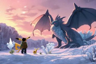 宠物小精灵剧场版11-骑拉帝纳与冰空的花束 - 精灵宝可梦剧场版11-骑拉帝纳与冰空的花束洁咪 电影