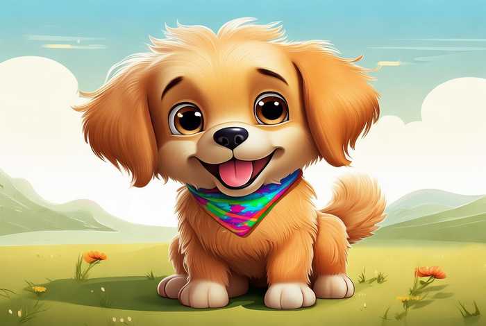 宠物狗图片卡通（宠物狗图片卡通可爱）
