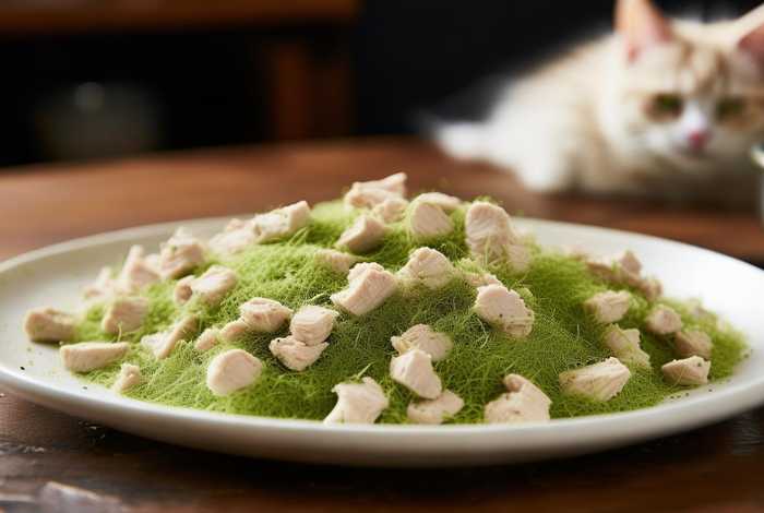 宠物零食冻干猫草粒鸡肉加猫草瓜州牧；猫食冻肉怎么做