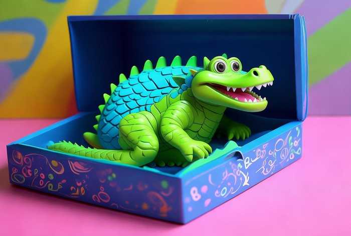 宠物鳄鱼盲盒；宠物鳄鱼盲盒图片