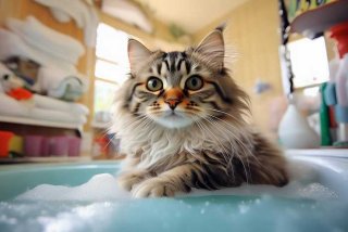 猫咪宠物店洗澡要多久，猫咪宠物店洗澡要多久洗一次