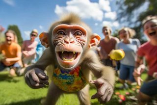 宠物猴子搞笑 - 宠物猴子搞笑段子