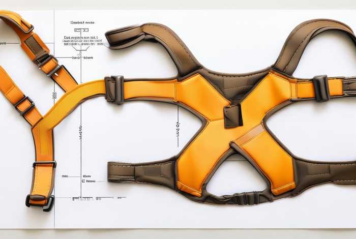 宠物胸背带，宠物胸背带纸样A4