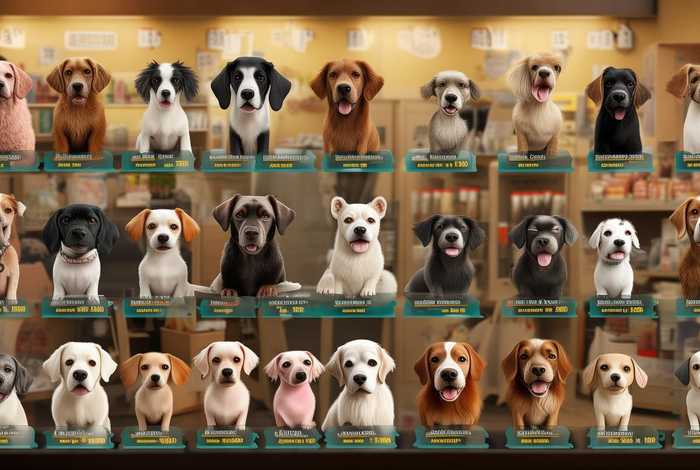 宠物狗的品种及价格表，宠物狗的品种及价格表大全