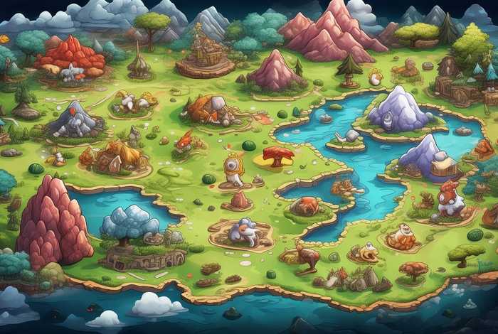 洛克王国稀有宠物分布图 - 洛克王国稀有宠物分布图片