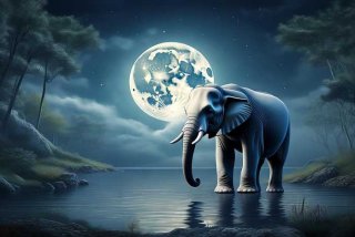 我的宠物是大象 电影特效；我的宠物是大象插曲,月亮