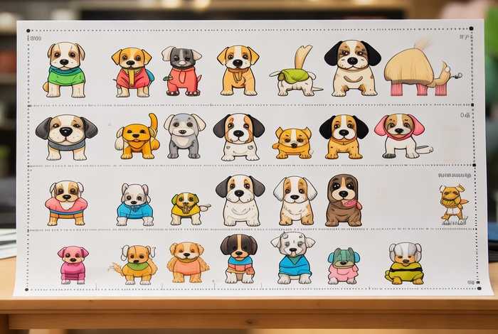 宠物服装尺寸对照表、宠物服装尺寸对照表图