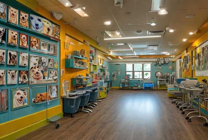 宠物美容店装修效果图，宠物美容店装修效果图大全