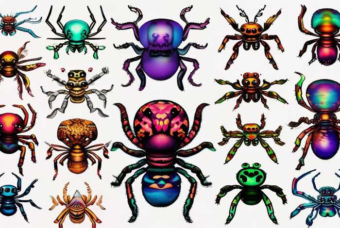 宠物蜘蛛图片大全；宠物蜘蛛图片大全简笔画