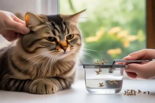 猫身上的跳蚤怎么除干净、猫身上的跳蚤怎么除干净视频