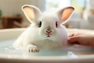 宠物兔能洗澡吗（宠物兔能洗澡吗怎么洗）