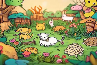 宠物乐园英语（宠物乐园英语简笔画图片）