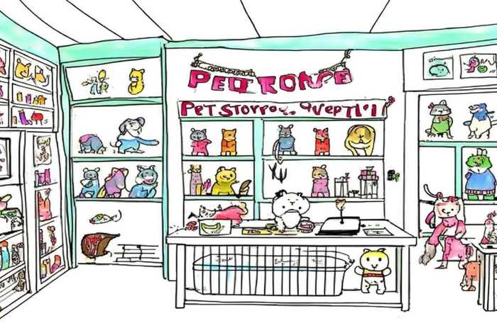 宠物商店简笔画;宠物商店简笔画怎么画 宠物商店简笔画;宠物商店简笔画怎么画