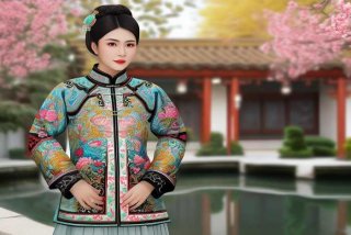 宠物中国风唐装马甲（中式唐装马甲女士）