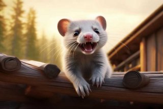 宠物貂叫声；宠物貂叫声大吗