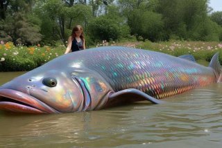 女子养500斤大鱼当宠物原视频 - 五百斤大鱼