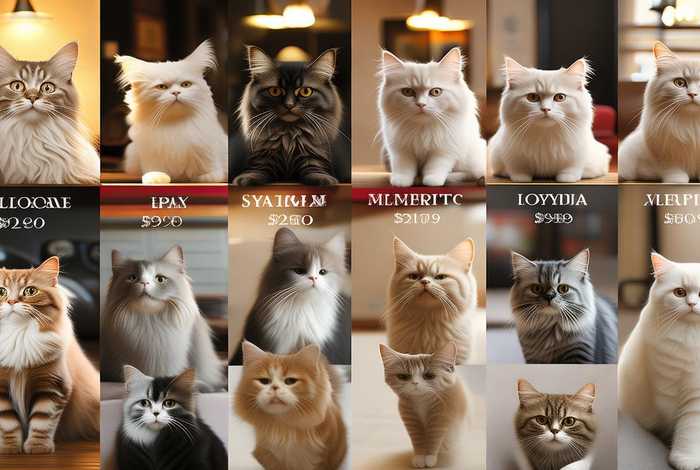 宠物猫的品种及价格大全，宠物猫的品种及价格大全图片
