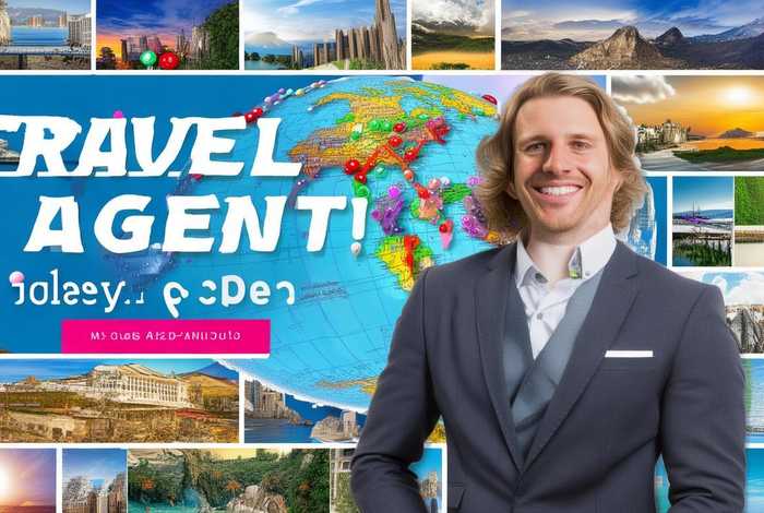 旅行社招聘易拉宝海报模板（旅行社招聘海报图片模板）