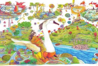 骑鹅旅行记思维导图（骑鹅旅行记思维导图简单又漂亮）