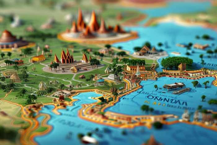 泰国旅行地图 泰国旅行地图高清