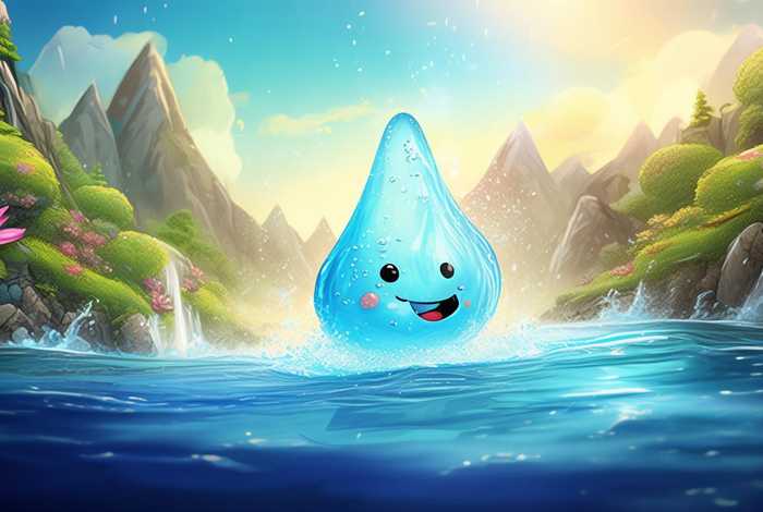 小水滴旅行记画画 - 小水滴旅行记怎么画