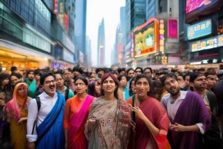 印度旅行团到上海震撼原版视频（印度人游上海视频）