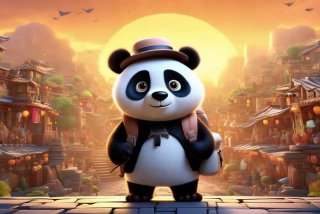 旅行熊猫游戏 - 熊猫旅行游戏在线玩