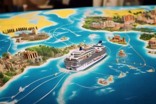 游轮旅行路线推荐；游轮旅行路线推荐图