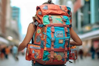 旅行背包女双肩旅游 旅行背包 女 双肩包 旅游