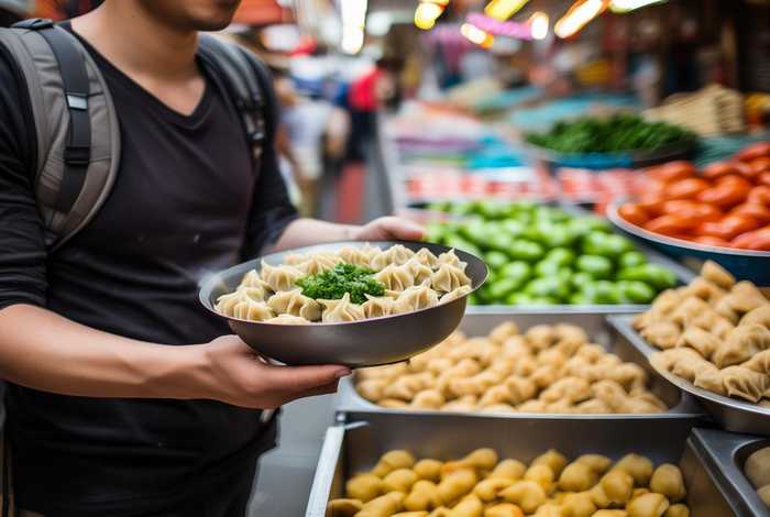 小哥在旅途；小哥在旅途今天的视频大白菜饺子