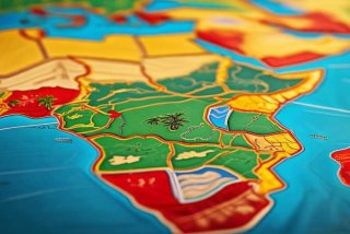 非洲旅行路线图、非洲旅行路线图高清