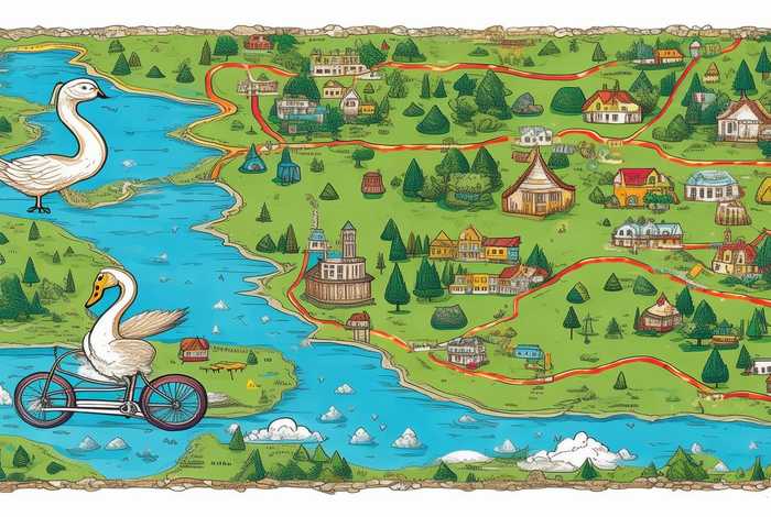 骑鹅旅行记路线图和相对的地点的情杰手抄报、骑鹅旅行记的地点路线导图 骑鹅旅行记路线图和相对的地点的情杰手抄报、骑鹅旅行记的地点路线导图