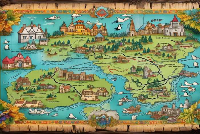 骑鹅旅行记路线图好看美观(骑鹅旅行记路线图手抄报) 骑鹅旅行记路线图好看美观(骑鹅旅行记路线图手抄报)