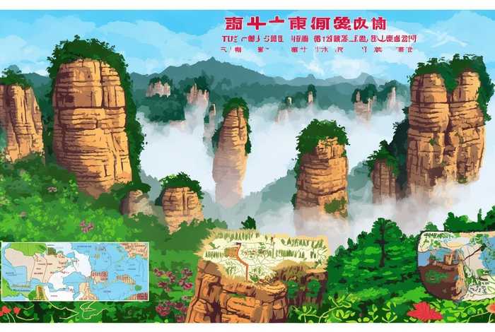 张家界旅行攻略手抄报 张家界旅行攻略手抄报内容