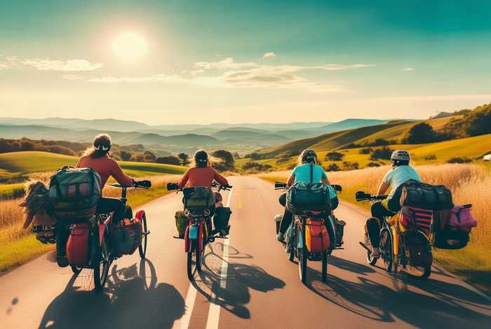 自行车旅行视频、三轮自行车旅行视频