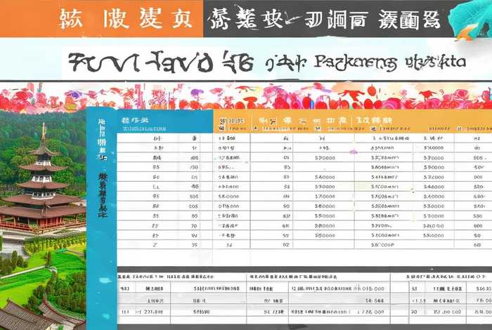 苏州旅行社报价表；苏州旅行社报价表格