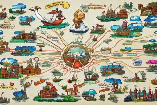 骑鹅旅行记思维导图图文并茂；骑鹅旅行记思维导图图文并茂怎么画