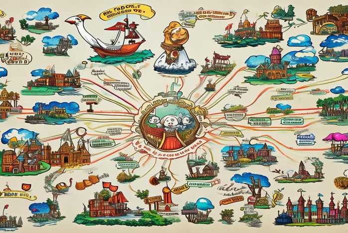 骑鹅旅行记思维导图图文并茂；骑鹅旅行记思维导图图文并茂怎么画