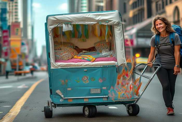 带床去旅行为什么火了 带床去旅行假的