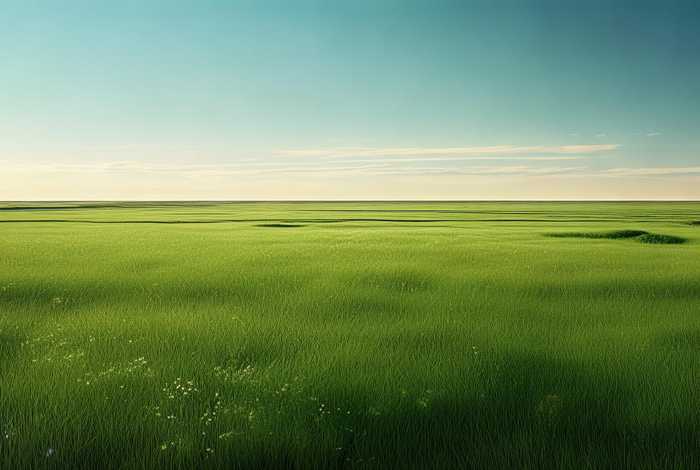 旅行网页背景图免费横屏纯色简单草原 - 旅游网页背景图片