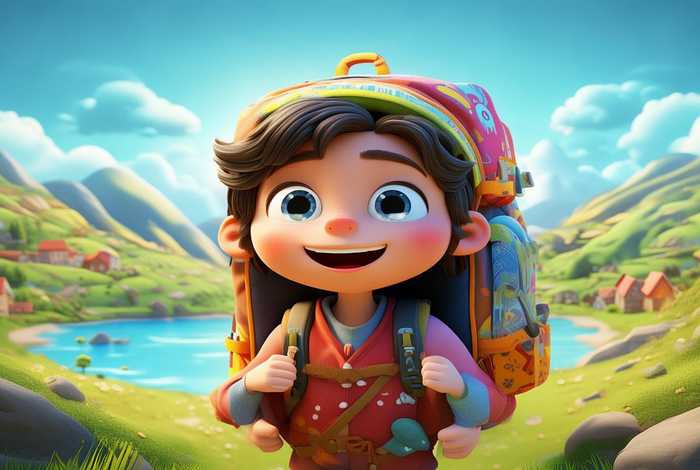 背包旅行的卡通图片 背包旅行的卡通图片可爱