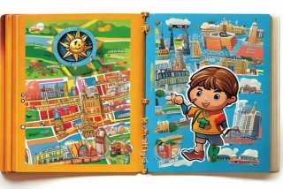 旅行指南卡通图片（旅游指南图片）