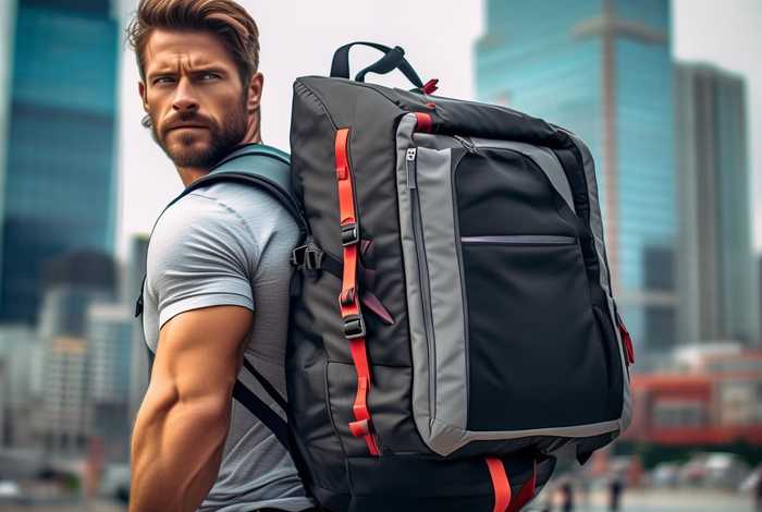 旅行背包男士大容量、男士旅行双肩大容量背包
