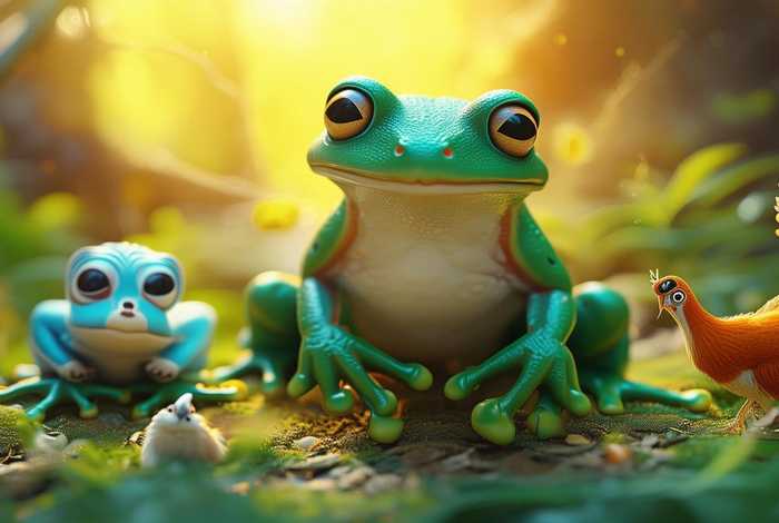 旅行青蛙小鸟图片 旅行青蛙动物图片