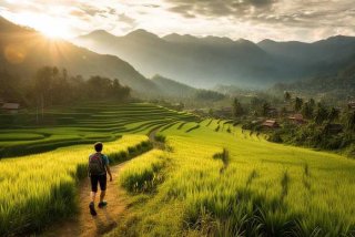 小伟旅行录老挝，旅行者小伟