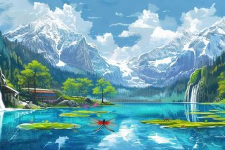 九寨沟旅行社海报；九寨沟旅行社海报设计